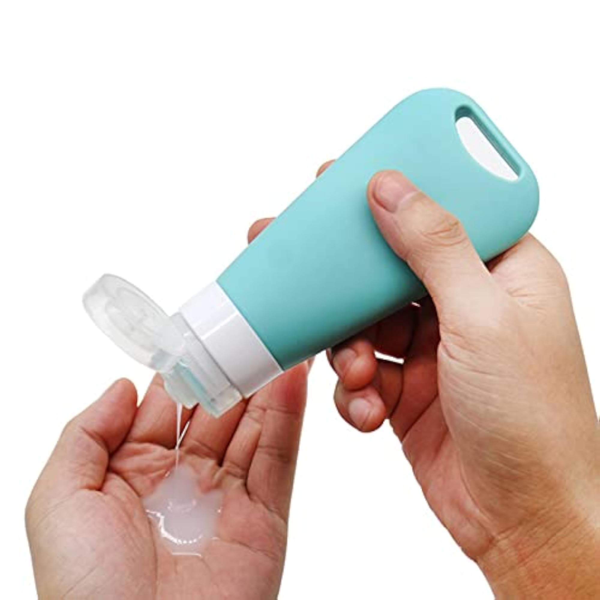 Silicone Travel Bottles Set, 90ml Cosmetic Squeeze Bottles, 3Pcs